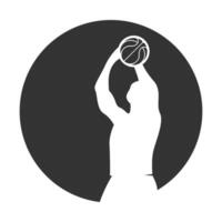 basketbal spel icoon ontwerp vector