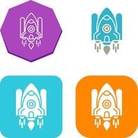 ruimte shuttle icoon ontwerp vector
