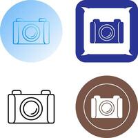 ontwerp camerapictogram vector