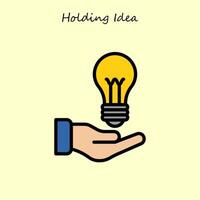 Holding idee illustratie vector