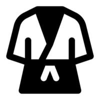 karate handschoenen icoon voor web, app, infografisch, enz vector