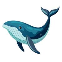 walvis vlak stijl clip art kunst illustratie vector