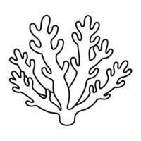 koraal ontwerp vlak stijl illustratie vector