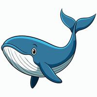 walvis vlak stijl clip art kunst illustratie vector