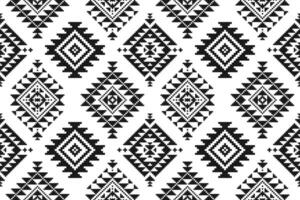 meetkundig etnisch naadloos patroon traditioneel. Amerikaans, Mexicaans stijl. aztec tribal ornament afdrukken. ontwerp voor achtergrond, behang, illustratie, kleding stof, kleding, tapijt, batik, borduurwerk. vector