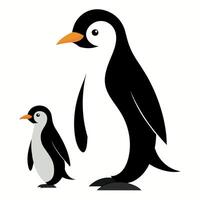 pinguïn vlak stijl illustratie vector