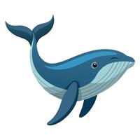 walvis vlak stijl clip art kunst illustratie vector