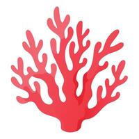 koraal ontwerp vlak stijl illustratie vector