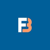 bf fb brief logo symbool vector