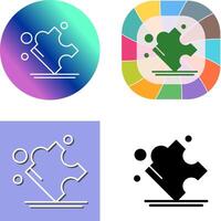 puzzel pictogram ontwerp vector