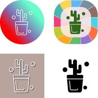 cactus icoon ontwerp vector