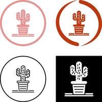 cactus icoon ontwerp vector