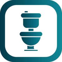 toilet glyph helling hoek icoon vector