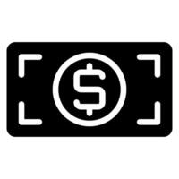 geld glyph-pictogram vector