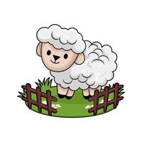 illustratie van schapen vector