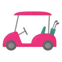 golf kar icoon clip art avatar logotype geïsoleerd illustratie vector