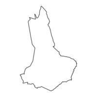 west pokot provincie kaart, administratief divisie van Kenia. illustratie. vector