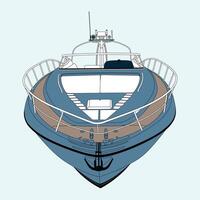 luxe boot lijn kunst en illustratie. vector