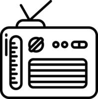 radio schets illustraties vector