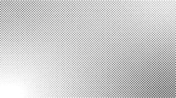 halftone vervaagd helling textuur. grunge halftone gruis achtergrond. wit en zwart zand lawaai behang. vector