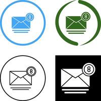 mail pictogram ontwerp vector