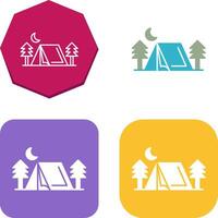 tent icoon ontwerp vector