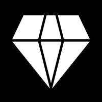 Vector diamant pictogram