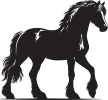 paard silhouet dier reeks geïsoleerd Aan wit achtergrond. zwart paarden grafisch element illustratie.hoog resolutie jpg, eps 10 inbegrepen vector