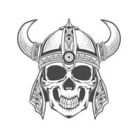 viking schedel hoed ontwerp vector