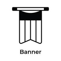 creatief icoon van Amerikaans banier vlag, klaar naar gebruik vector