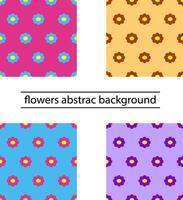 bloem abstract achtergrond 4 kleuren blauw roze bruin Purper voor omhulsel papier, achtergrond, behang, textiel, lap, kunst, banier vector