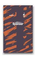 sport- en Amerikaans voetbal ontwerp sjabloon, geschikt voor Jersey ontwerp, achtergrond, poster. vector