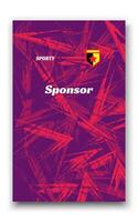 sport- en Amerikaans voetbal ontwerp sjabloon, geschikt voor Jersey ontwerp, achtergrond, poster. vector