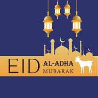 eid al-adha achtergrond. geschikt voor wenskaarten, behang en andere. vector