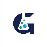 brief g laboratorium logo vector