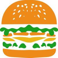 hamburger logo illustratie voor uw bedrijf behoeften vector