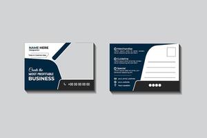 zakelijke briefkaart ontwerpsjabloon vector