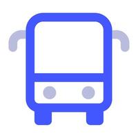 bus icoon voor web, app, infographic vector