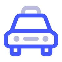 taxi icoon voor web, app, infographic vector