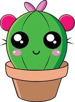 schattig cactus , levendig illustratie voor creatief projecten vector