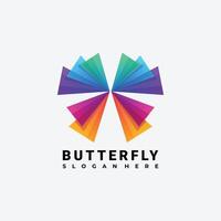 kleurrijk vlinder abstract illustratie sjabloon vector