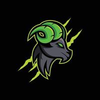 schapen dier mascotte logo esport logo team voorraad afbeeldingen vector