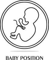 zwangerschap icoon met zoet reis. zwangerschap icoon kan ook dragen emotioneel en cultureel betekenis. het kan staan voor hoop, anticipatie, en de begin van een nieuw leven reis voor ervan uitgaand ouders vector