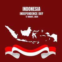 onafhankelijkheidsdag van Indonesië vector