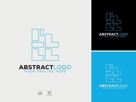 abstract zakelijk modern brief logo vector