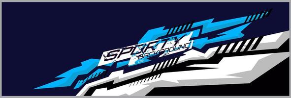 abstract auto inpakken ontwerp modern racing achtergrond ontwerp voor voertuig wrap, racing auto, rally, enz vrij . vector