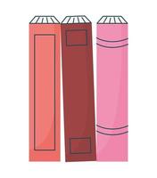 mooie drie boeken vector