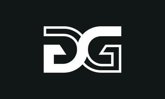 eerste brief gg logo ontwerp. gg logo ontwerp. creatief en modern gg logo. pro vector