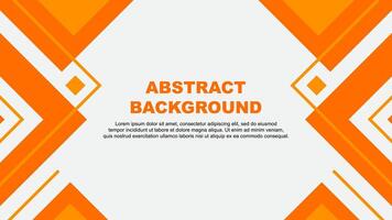 abstract achtergrond ontwerp sjabloon. abstract banier behang illustratie. oranje illustratie vector