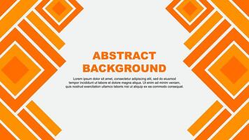 abstract achtergrond ontwerp sjabloon. abstract banier behang illustratie. oranje vector